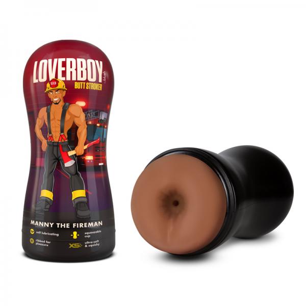 Loverboy Manny The Fireman Self-lubricating Anal Stroker Tan Vee International Inc.