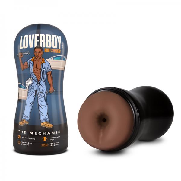 Loverboy The Mechanic Self-lubricating Anal Stroker Brown Vee International Inc.