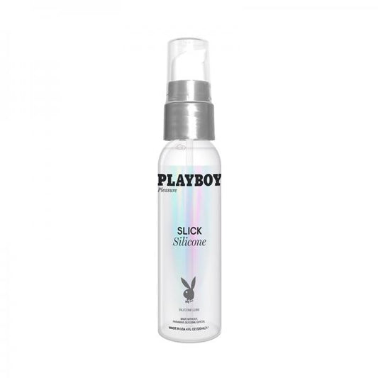 Playboy Slick Silicone Lubricant 4 Oz. Evolved Novelties