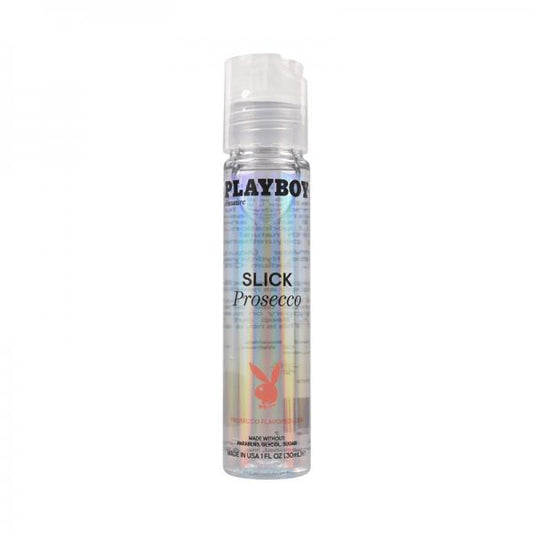 Playboy Slick Flavored Water-based Lubricant Prosecco 1 Oz. Evolved Novelties