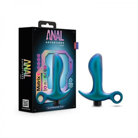 Anal Adventures Matrix Teleportation Plug Lunar Blue Vee International Inc.