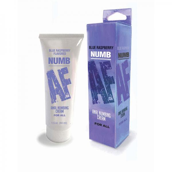 Numb Af Anal Desensitizer Blue Raspberry 1.5 Oz. Little Genie Productions