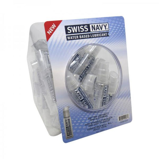 Swiss Navy Water Based Lubricant 1 Oz. 50-piece Fishbowl M.D. Science Lab