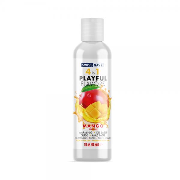 Swiss Navy 4 In 1 Playful Flavors Mango 1 Oz. M.D. Science Lab