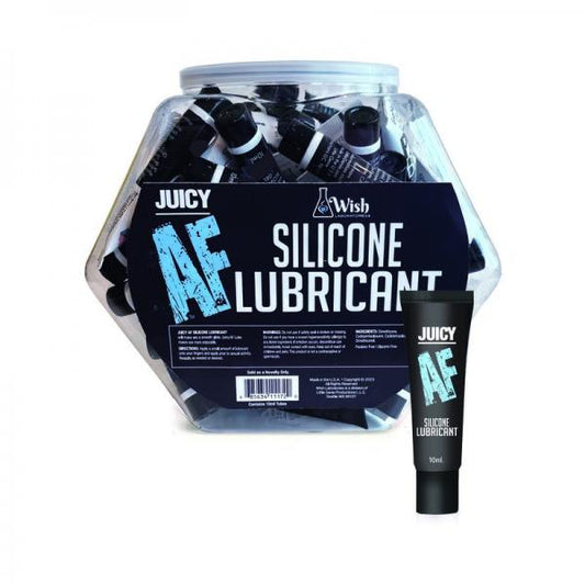 Juicy Af Silicone Lubricant 10ml 65-piece Fishbowl Little Genie Productions LLC