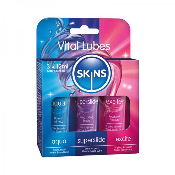 Skins Vital Sampler Tubes 12ml 3-pack Creative Conceptions LLC