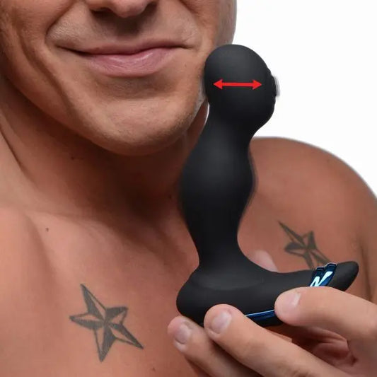 Alpha Pro 6X P-Pounce Double Tapping Prostate Stimulator Black XR Brands