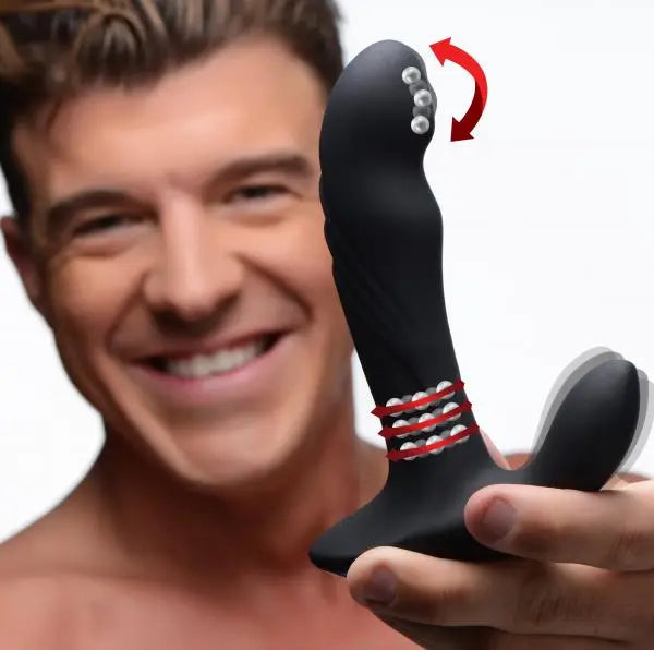 17X P-Trigasm 3 in 1 Silicone Prostate Stimulator Black XR Brands