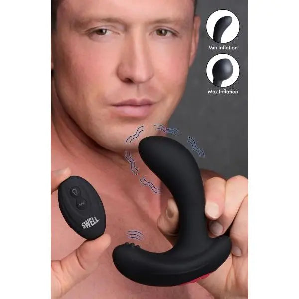 10x Inflatable And Vibrating Silicone Prostate Plug XR Brands