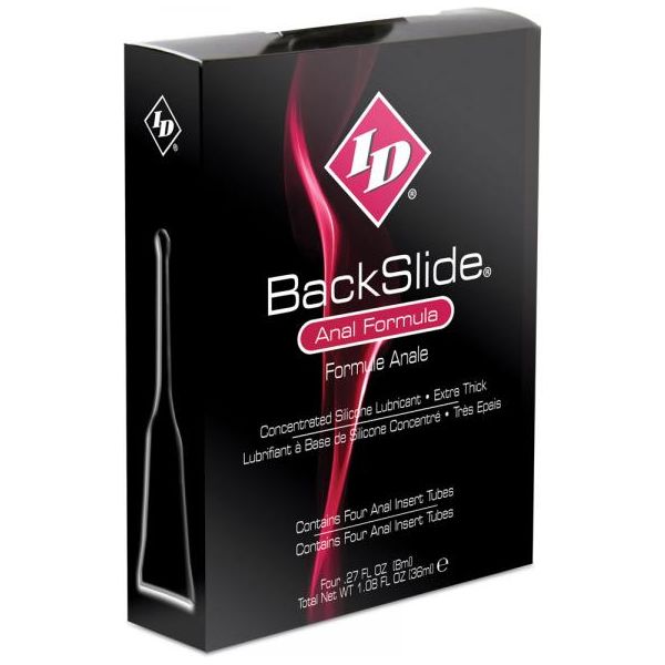 ID BACKSLIDE 8 ML LONG TUBE 4 PK - Sexxxhive.com