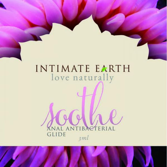 Intimate Earth Soothe Anal Anti Bacterial Glide Foil Pack .10oz - Sexxxhive.com