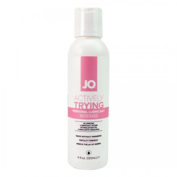 Jo Actively Trying W/o Parabens 4 Oz - Sexxxhive.com