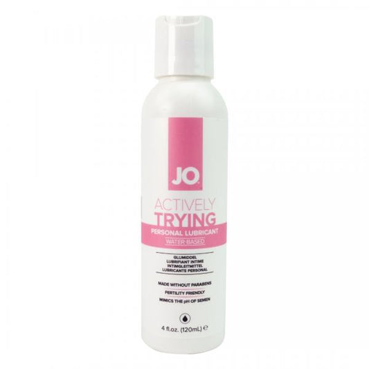 Jo Actively Trying W/o Parabens 4 Oz - Sexxxhive.com