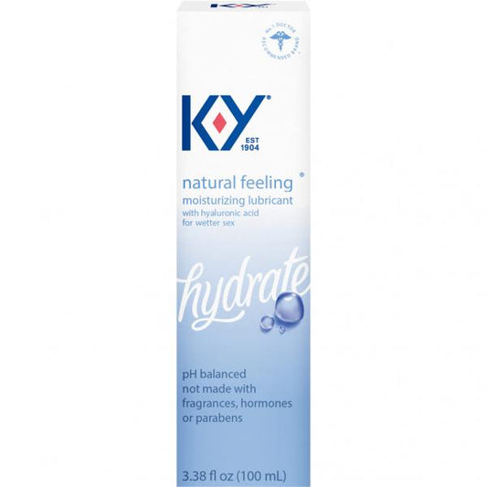 Ky Natural Feeling Lubricant W/ Hyaluronic Acid 3.38oz - Sexxxhive.com