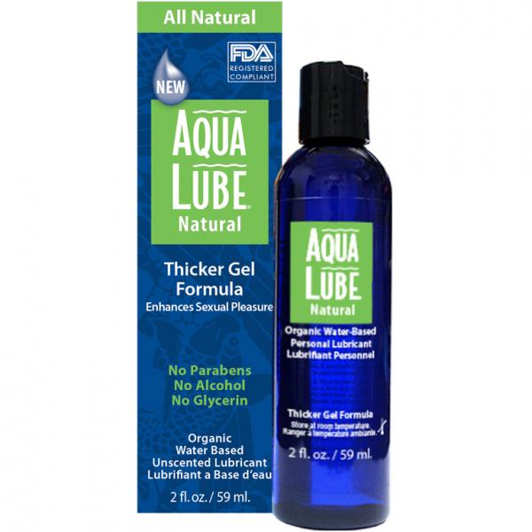 Aqua Lube Natural Gel 2 fluid ounces - Sexxxhive.com