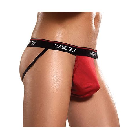 100% silk jock strap red l/xl Magic Silk