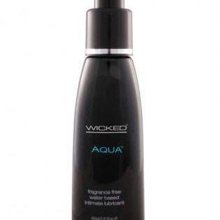 Wicked sensual care collection fragrance free 2 oz lubricant - aqua - waterbased Wicked Sensual Care