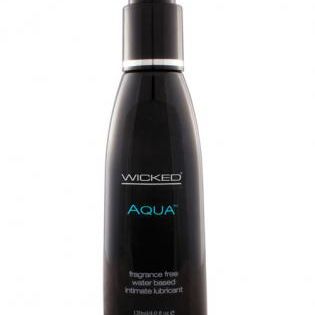 Wicked sensual care collection fragrance free 4 oz lubricant - aqua - waterbased Wicked Sensual Care